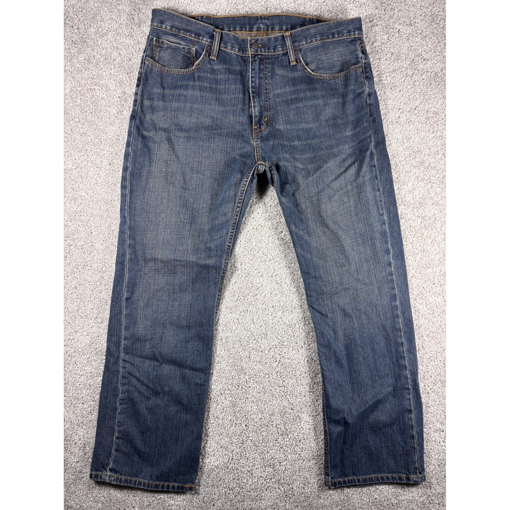 Levi Strauss Co 505 Mens‎ Jeans W38 L32 Straight Leg Blue Denim Pants